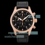 TWS Factory Copy IWC Schaffhausen Pilot's Chronograph Spitfire Bronze Swiss 7750 Watch 